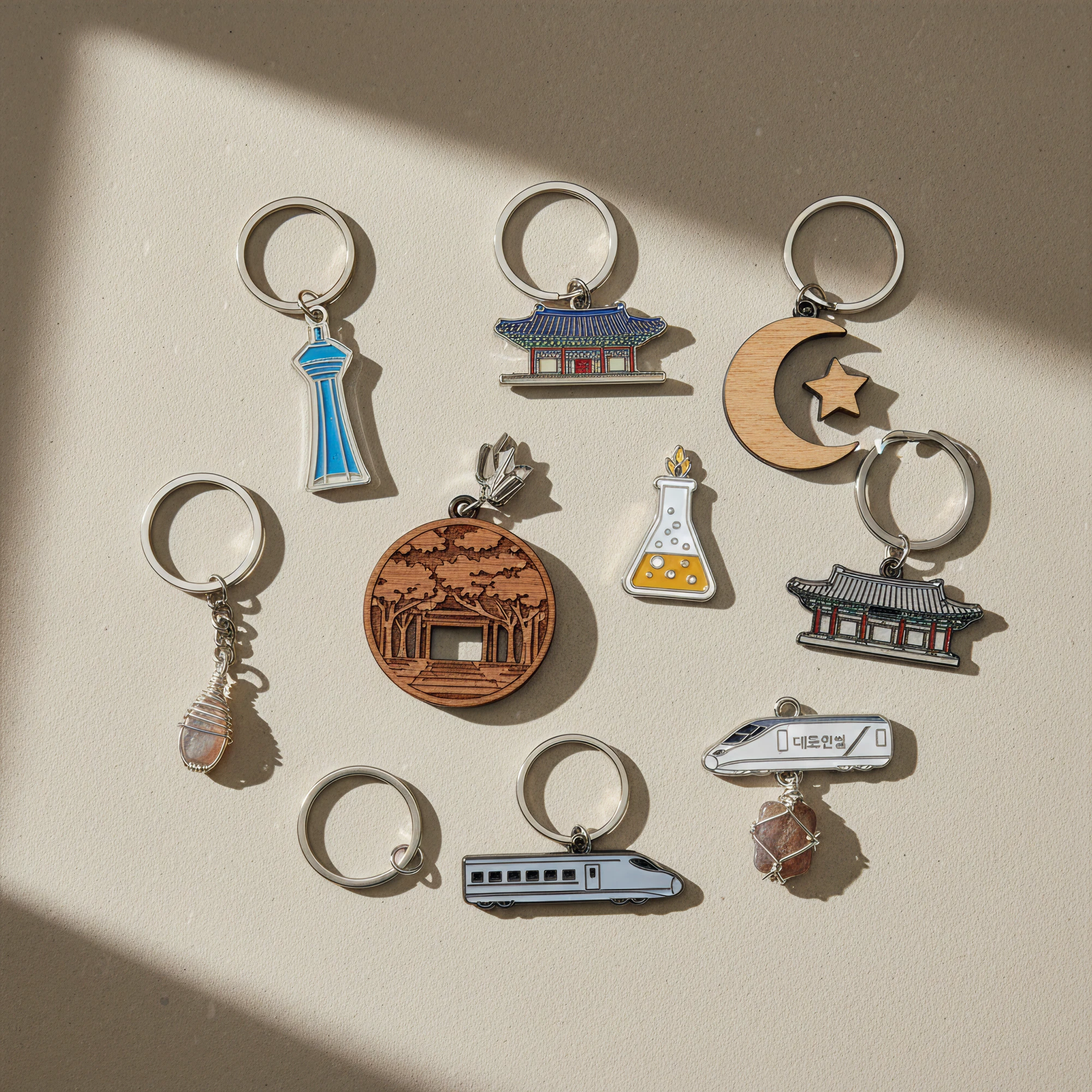 Daejeon Icon Metal Keyring